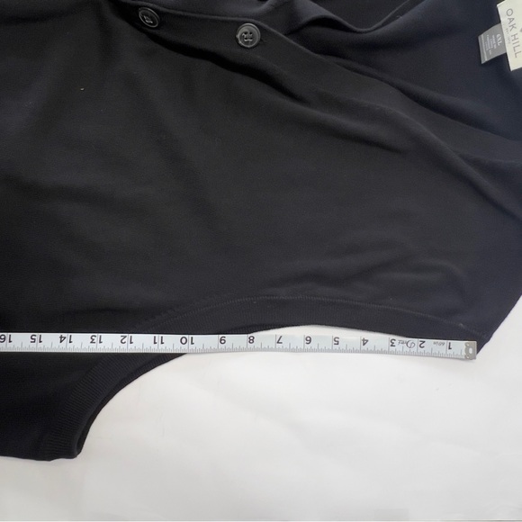 OAK HILL Men’s 6XL Black Button Front Vest - Picture 6 of 9